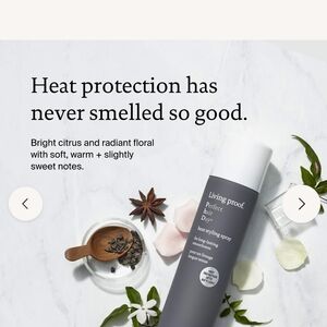 Living Proof Perfect Hair Day Heat Styling Spray - Gray and White